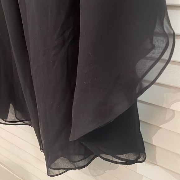 ST. JOHN Silk Side Slit Layered Dressy Pants - Picture 5 of 8